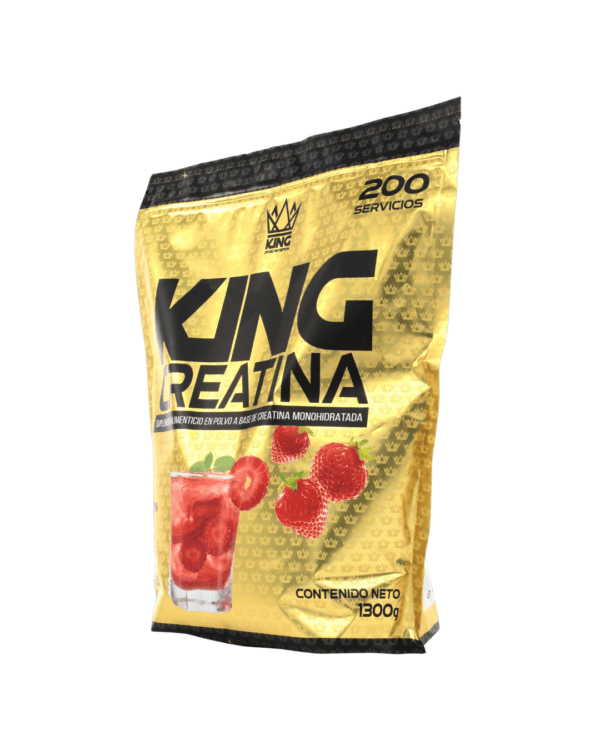CREATINA MONOHIDRATADA 1.3kg - FRESA - Imagen 2