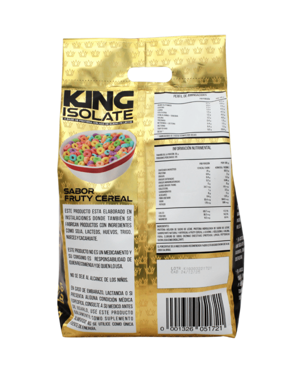 KING ISOLATE 6LB - FRUTY CEREAL - Imagen 4