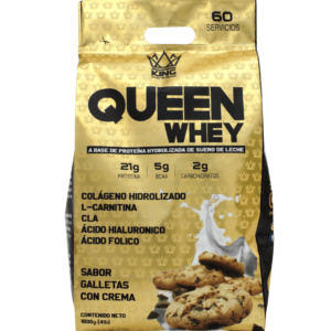 QUEEN WHEY PROTEIN 4LB- GALLETAS CON CREMA