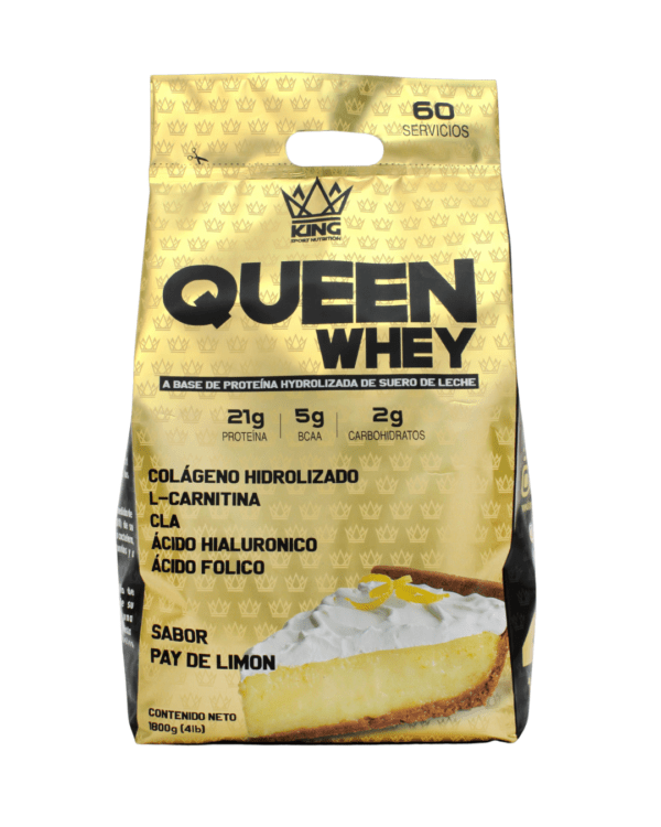 QUEEN WHEY PROTEIN 4LB - PAY DE LIMON