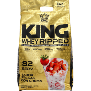 KING WHEY PROTEIN 6LB - Sabor Fresas con Crema