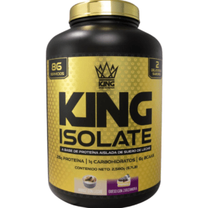 KING ISOLATE 2 SABORES 5LB - QUESO & ZARZAMORA - ARROZ & LECHE