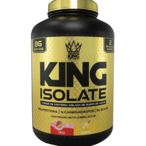 KING ISOLATE 2 SABORES 6LB - FRESA - ROMPOPE