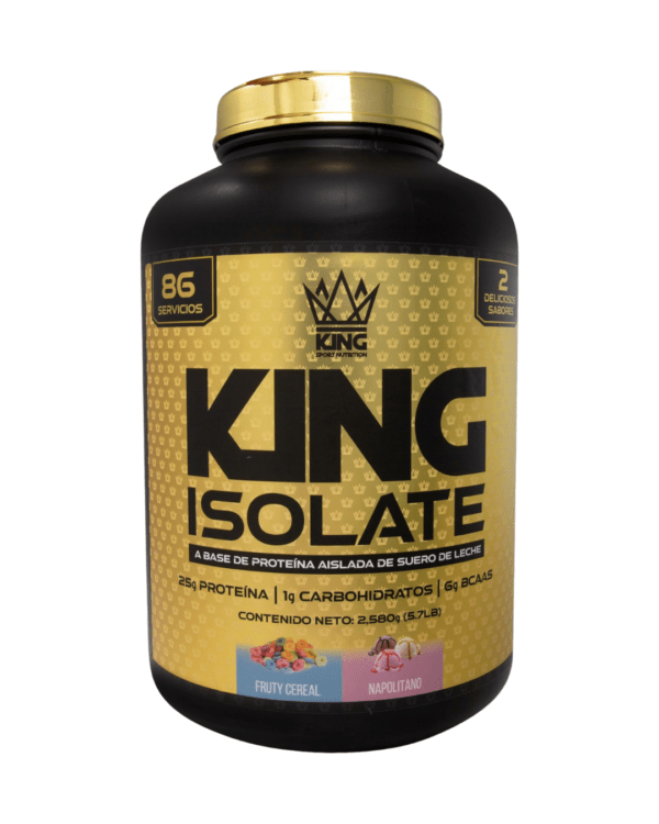 KING ISOLATE 2 SABORES 6LB - FRUTY CEREAL - NAPOLITANO